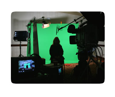 Greenscreen work for an interactive website
